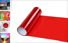 Rood koplamp folie